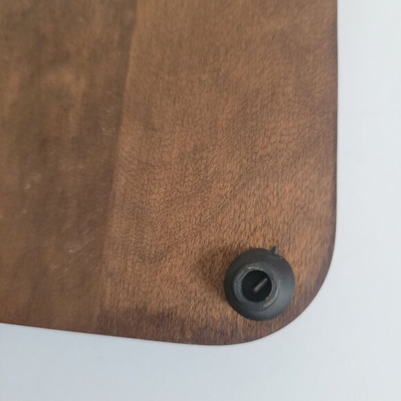 Vintage Wheat Pattern Cheese Board With Glass Dome & Knife Set - Picture 9 of 10